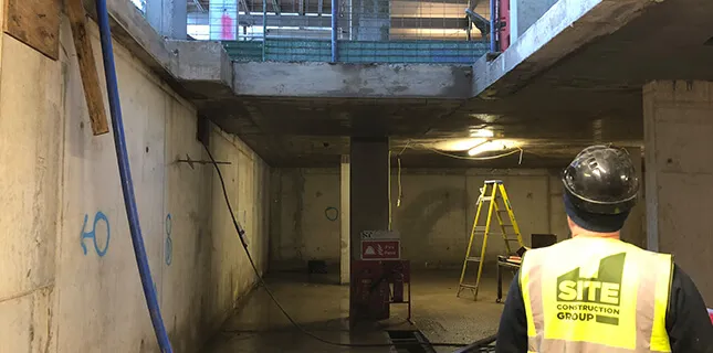 basement conversion in progress